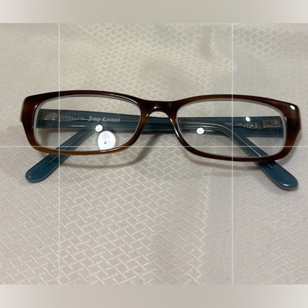 Juicy Couture Eyeglasses JU127 01Z4 51-16-135 Brown Gold Glasses Frames Only